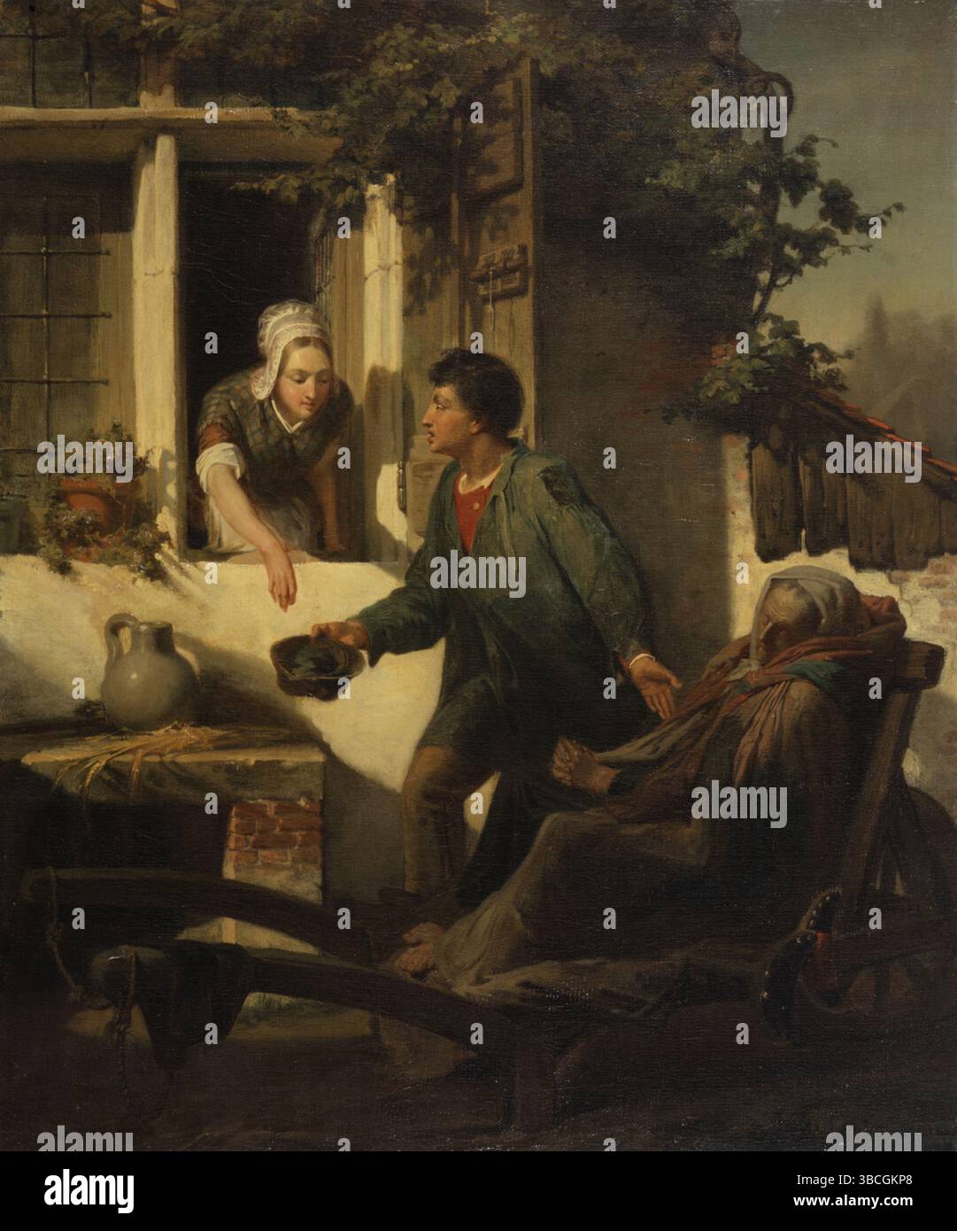 Sir Lawrence Alma-Tadema, R.A. (néerlandais et britannique, 1836-1912). "Le Blind Beggar", 1856. huile sur toile. Musée d'art Walters (37.2761) : don de M.R. et MRS A. Thomas Carozza II à la mémoire d'Antonio T. et Margueretta Carozza, 2000. Banque D'Images Sir Lawrence Alma-Tadema, R.A. (néerlandais et britannique, 1836-1912). "Le Blind Beggar", 1856. huile sur toile. Musée d'art Walters (37.2761) : don de M.R. et MRS A. Thomas Carozza II à la mémoire d'Antonio T. et Margueretta Carozza, 2000. Banque D'Images