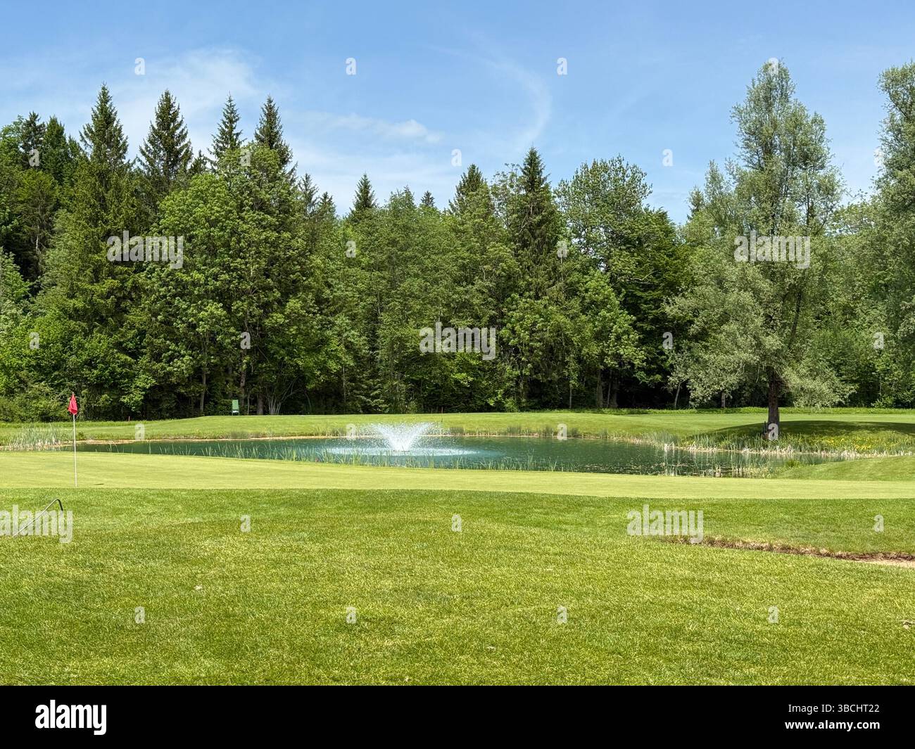 Golfpark Bregenzerwald – sérénité au bord de l’eau - Image de stock capturée avec un smartphone