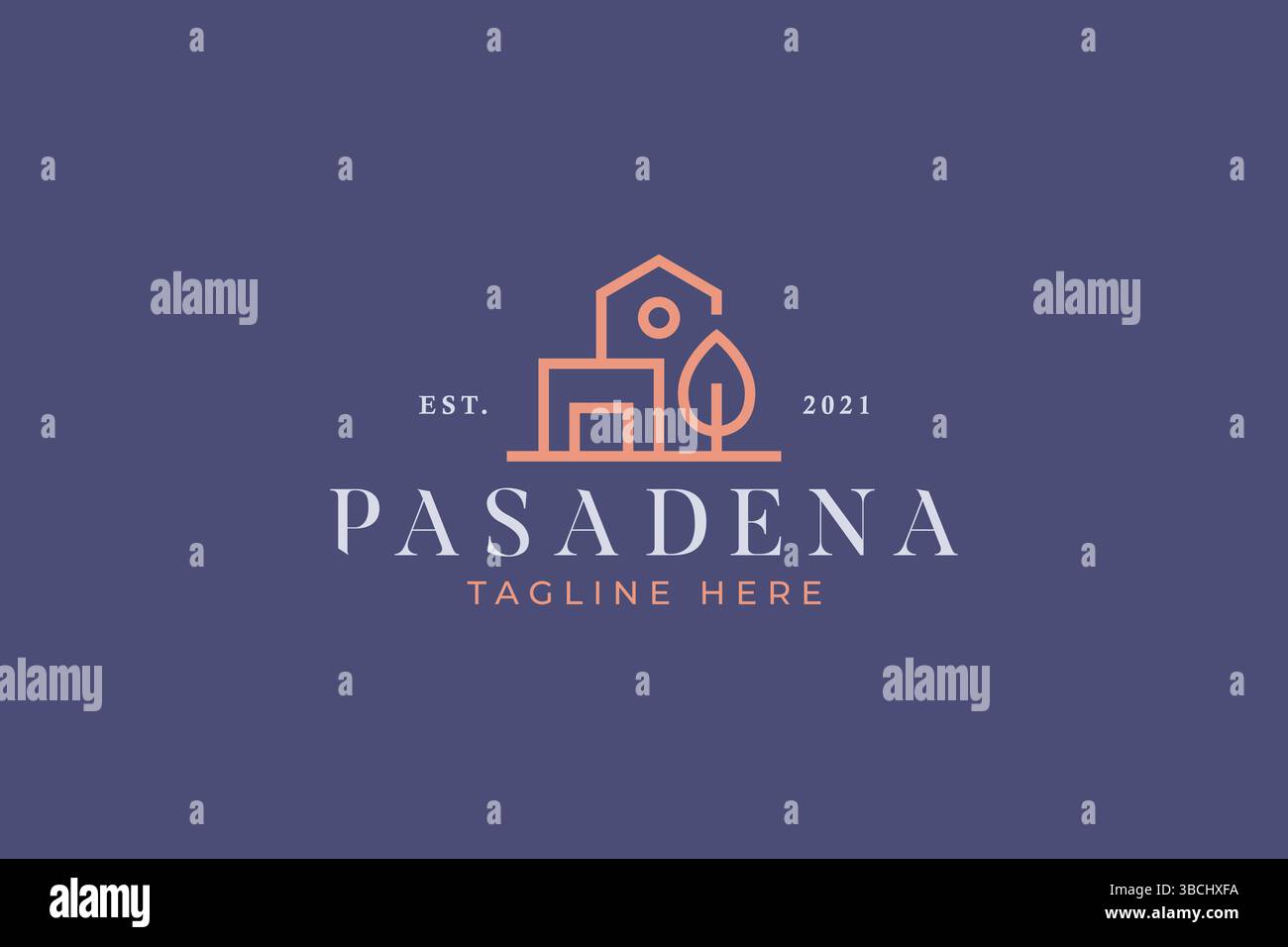 Comfort House architecte logo Branding immobilier et propriété commerciale Illustration de Vecteur