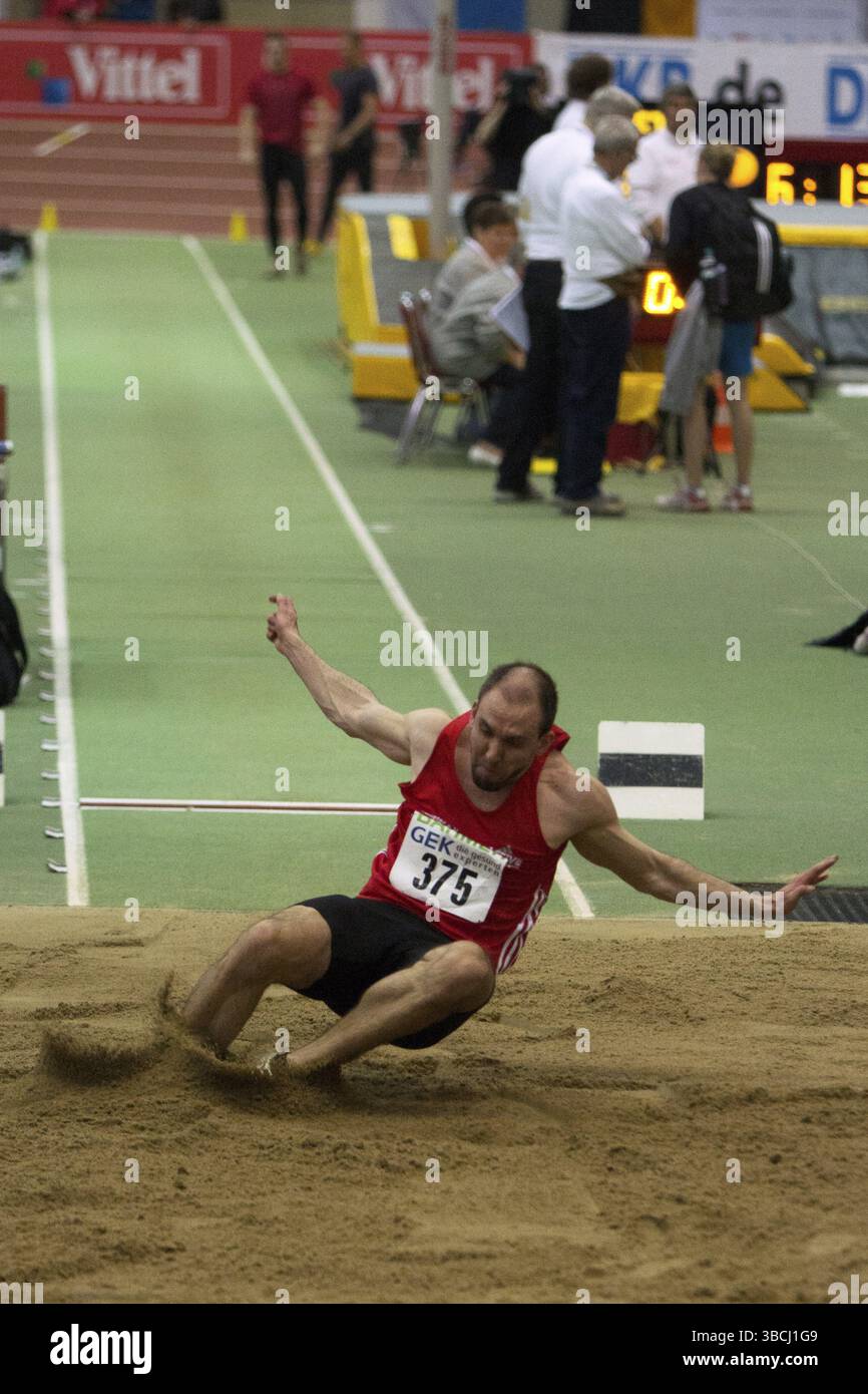 Championnats allemands d'athlétisme en salle Banque D'Images