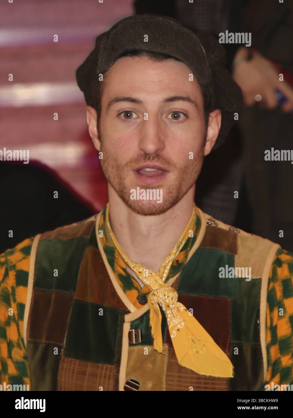 L'acteur David Boyd joue Bert dans la comédie musicale Mary Poppins au Festival de l'Avent de 100, 000 lumières le 1er décembre 2018 à Suhl Banque D'Images