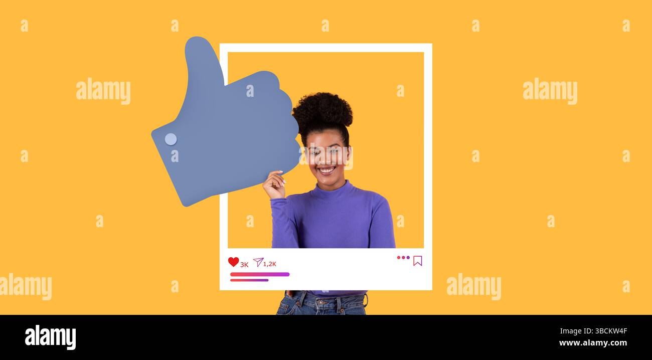 Influencer les influenceurs en mettant en valeur des vibrations positives dans l'environnement des médias sociaux Banque D'Images