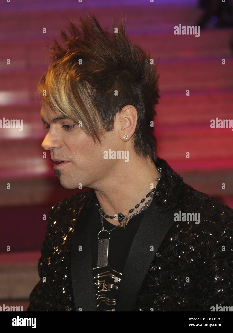 Chris Ehrlich du duo magicien Ehrlich Brothers au Festival de l'Avent de 100, 000 lumières le 1er décembre 2018 à Suhl Banque D'Images