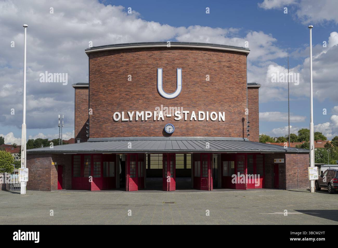 Olympia-Stadion est une station de U-Bahn de Berlin située sur la ligne U2 dans le quartier Westend Banque D'Images