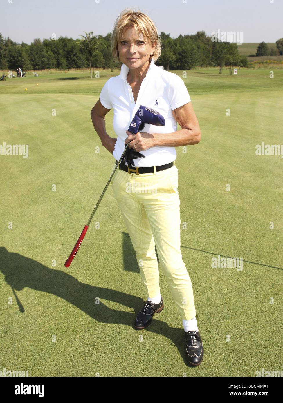 L'actrice Uschi Glas au 8e GRK Golf Charity Masters 2015 à Leipzig Banque D'Images