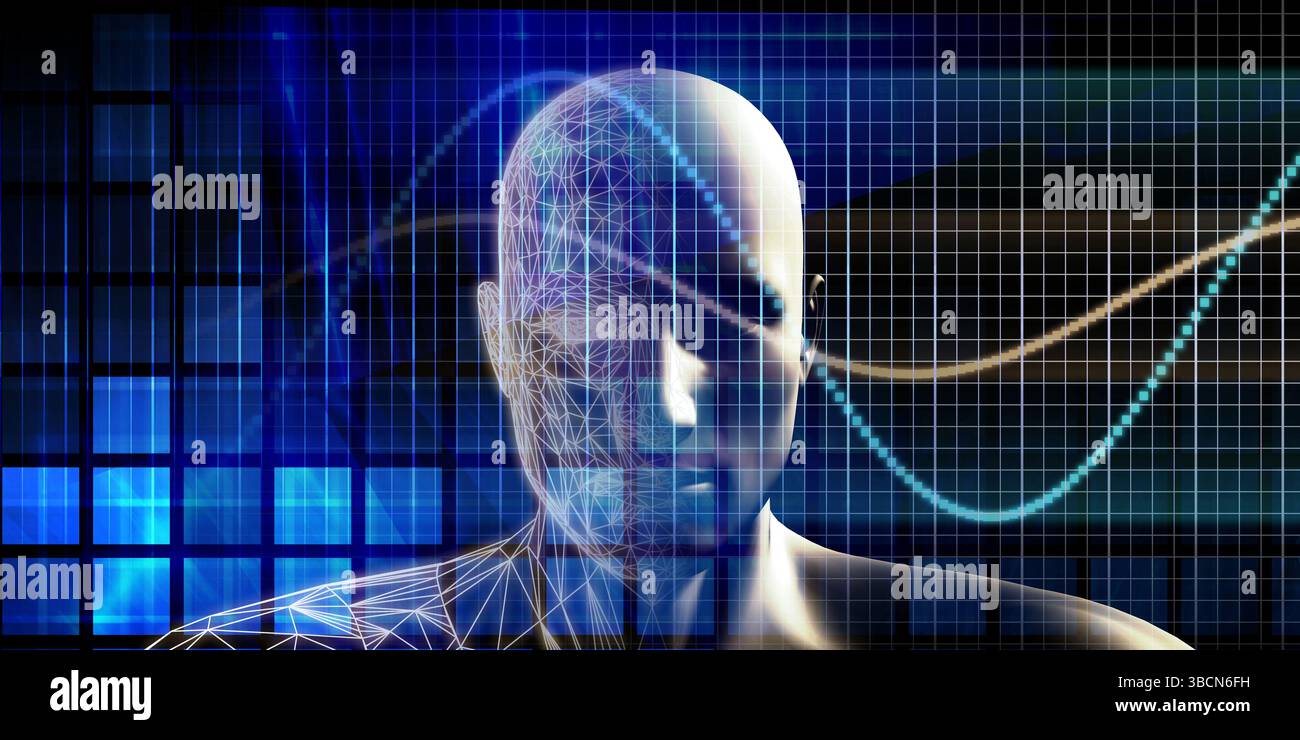 Visualisation avancée du réseau neuronal pour la recherche en IA Banque D'Images