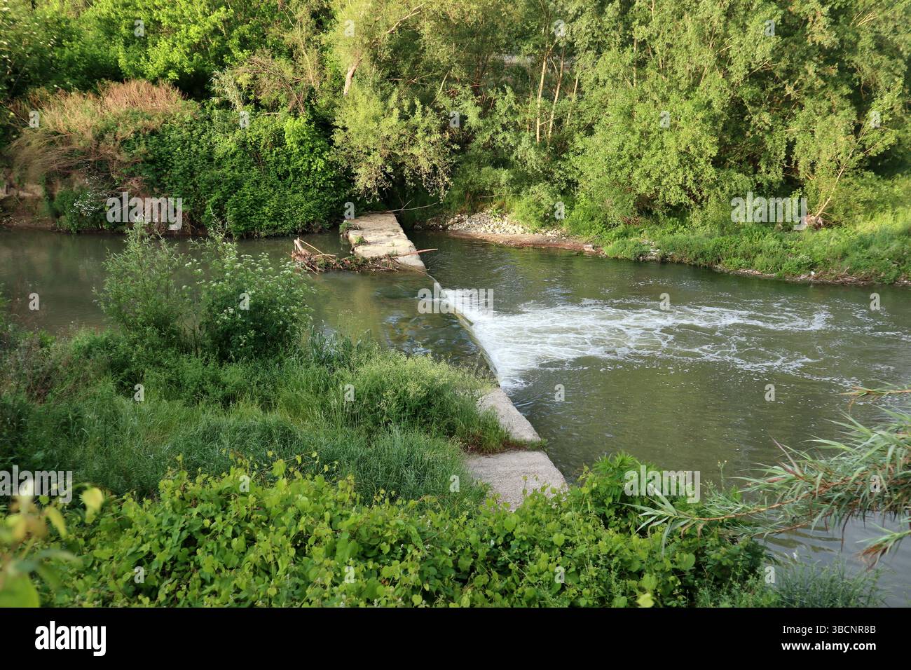 Benevento - Briglia del Fiume Sabato Banque D'Images