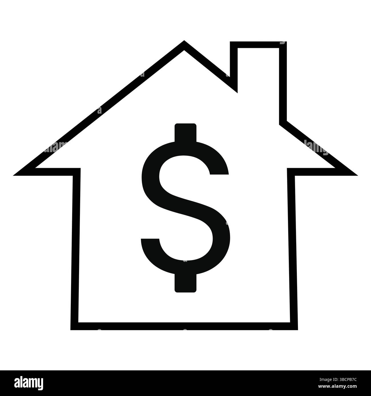 Maison maison vente de propriété acheter signe icône conception vectorielle. Illustration de Vecteur