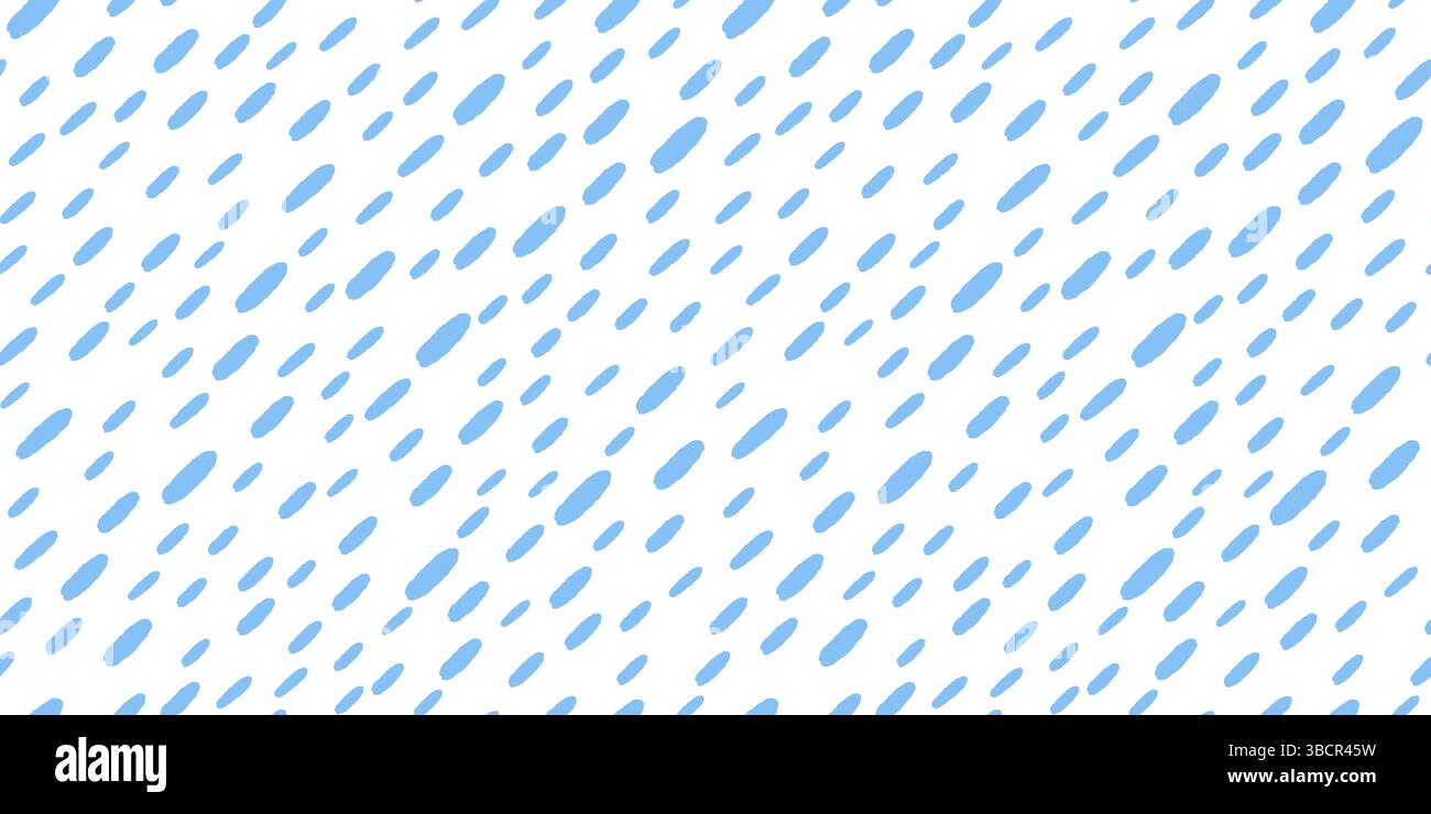 Motif en petits tirets. Fond de pluie simple. Goutte de pluie diagonale dessinée à la main. Abstrait Drops motif géométrique. Illustration vectorielle Illustration de Vecteur