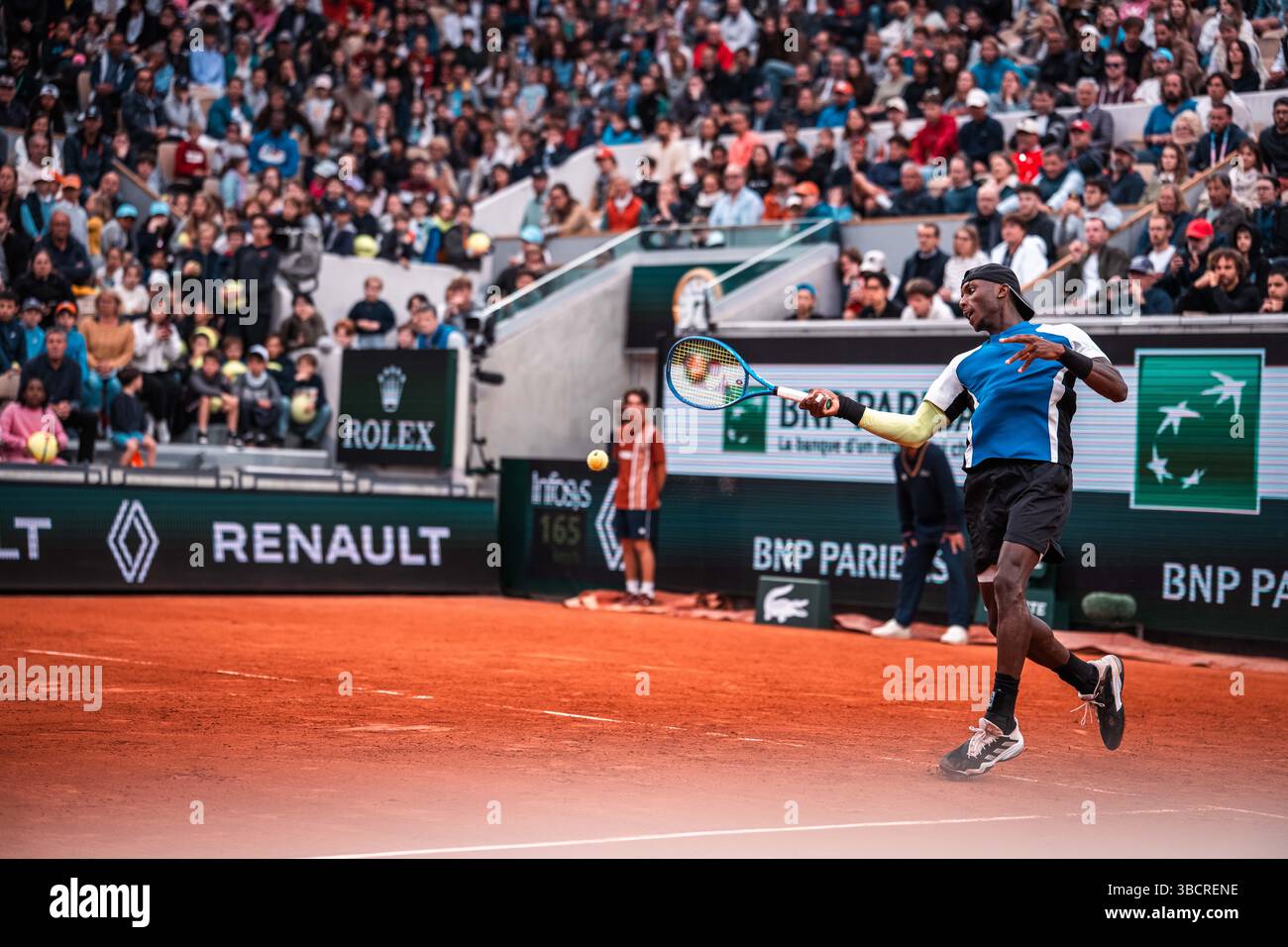 Mathys ERHARD de France lors des qualifications du Roland-Garros 2025, Open de France, Grand Chelem tournoi de tennis le 21 mai 2025 au stade Roland-Garros à Paris - photo Alexandre Martins / DPPI Banque D'Images
