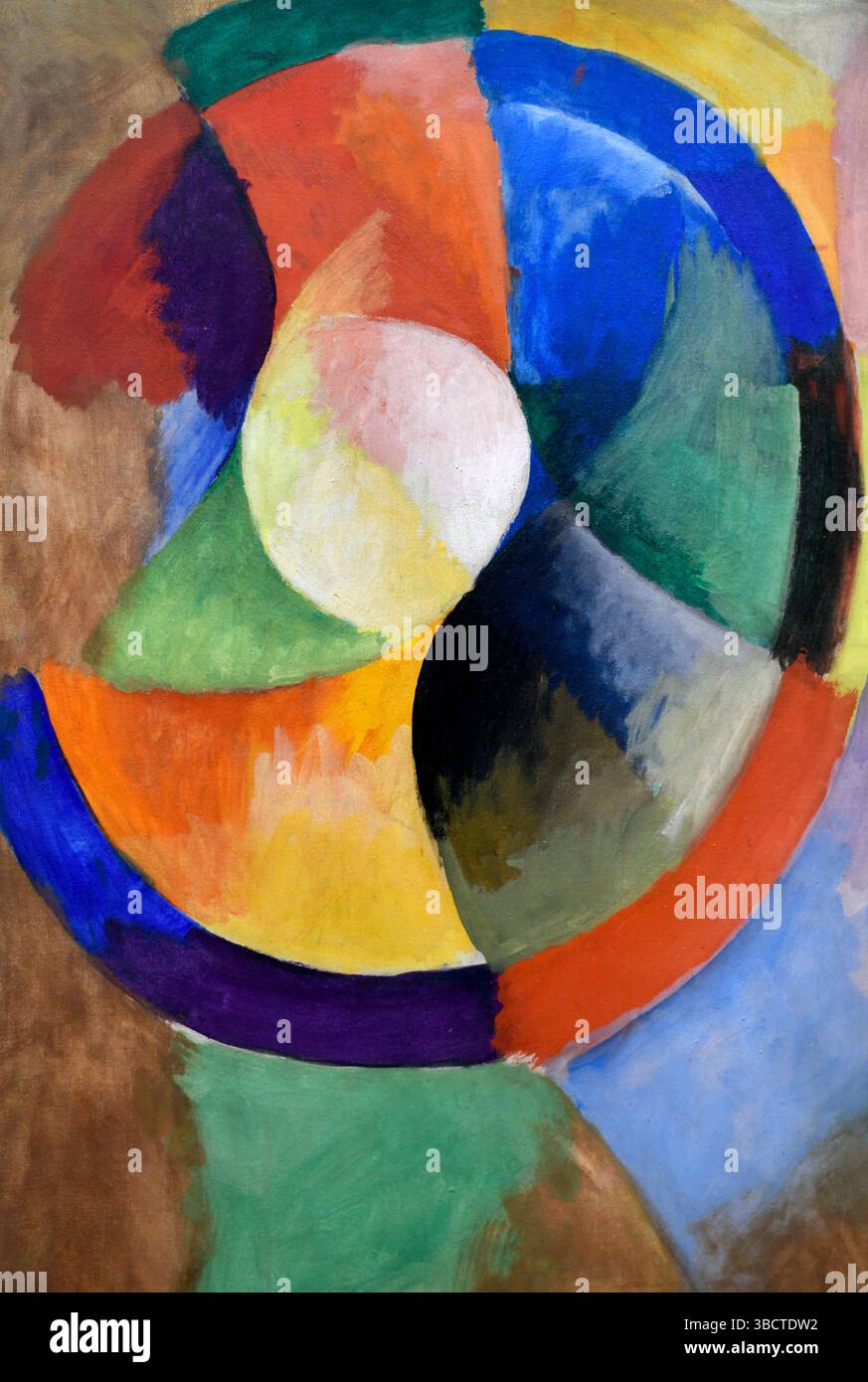 Circulaires, Soleil no 2, 1912-1913, Robert Delaunay, Musée Georges Pompidou Paris France. Banque D'Images