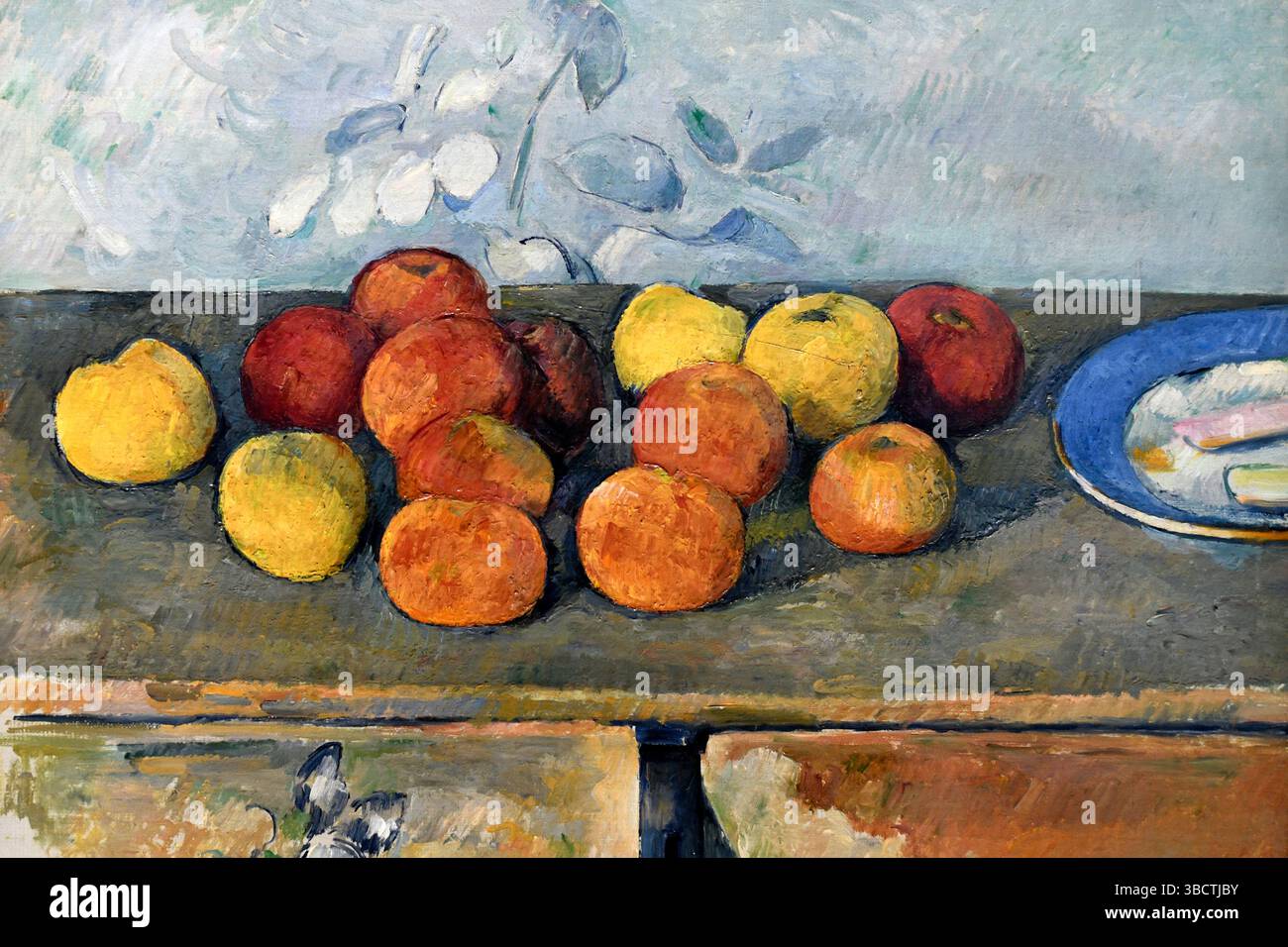 Pommes et biscuits, 1879-1880, Paul Cézanne (1839-1906), Musée de l'Orangerie, Paris, France. Banque D'Images