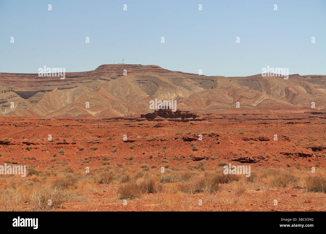 Montagnes dans Monument Valley Utah près de Mexican Hat Banque D'Images