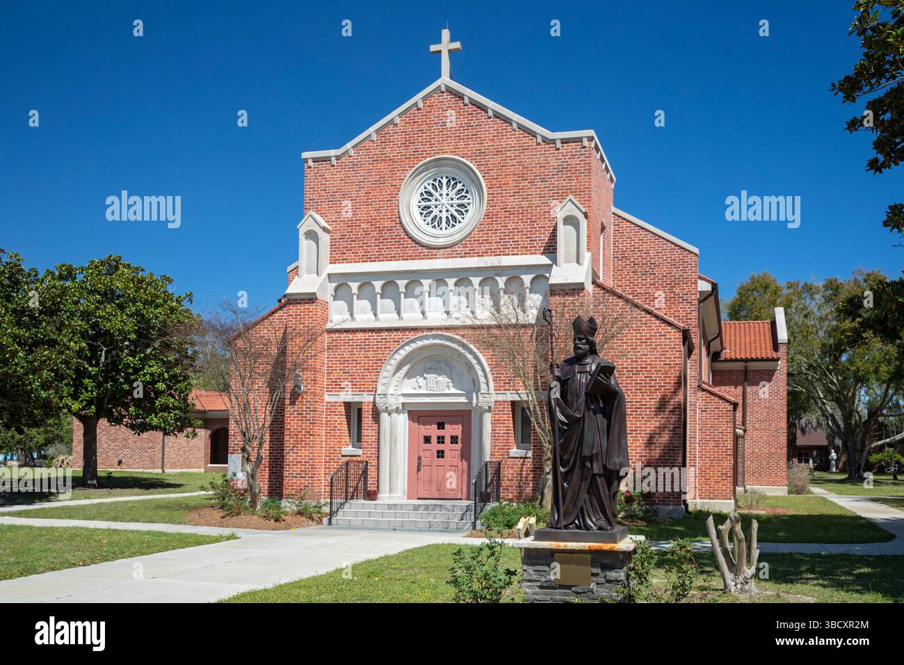 Bay : Louis, Mississippi - composé Augustine Seminary. Fondée en 1920, elle a éduqué la plupart des hommes noirs qui sont devenus prêtres pendant l'ère Jim Crow de Banque D'Images