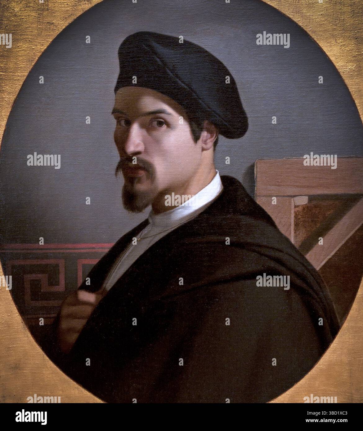 Autoportrait de Michiel Dumas 1812-1885 France Français, Louvre, Paris, France, Français. Banque D'Images