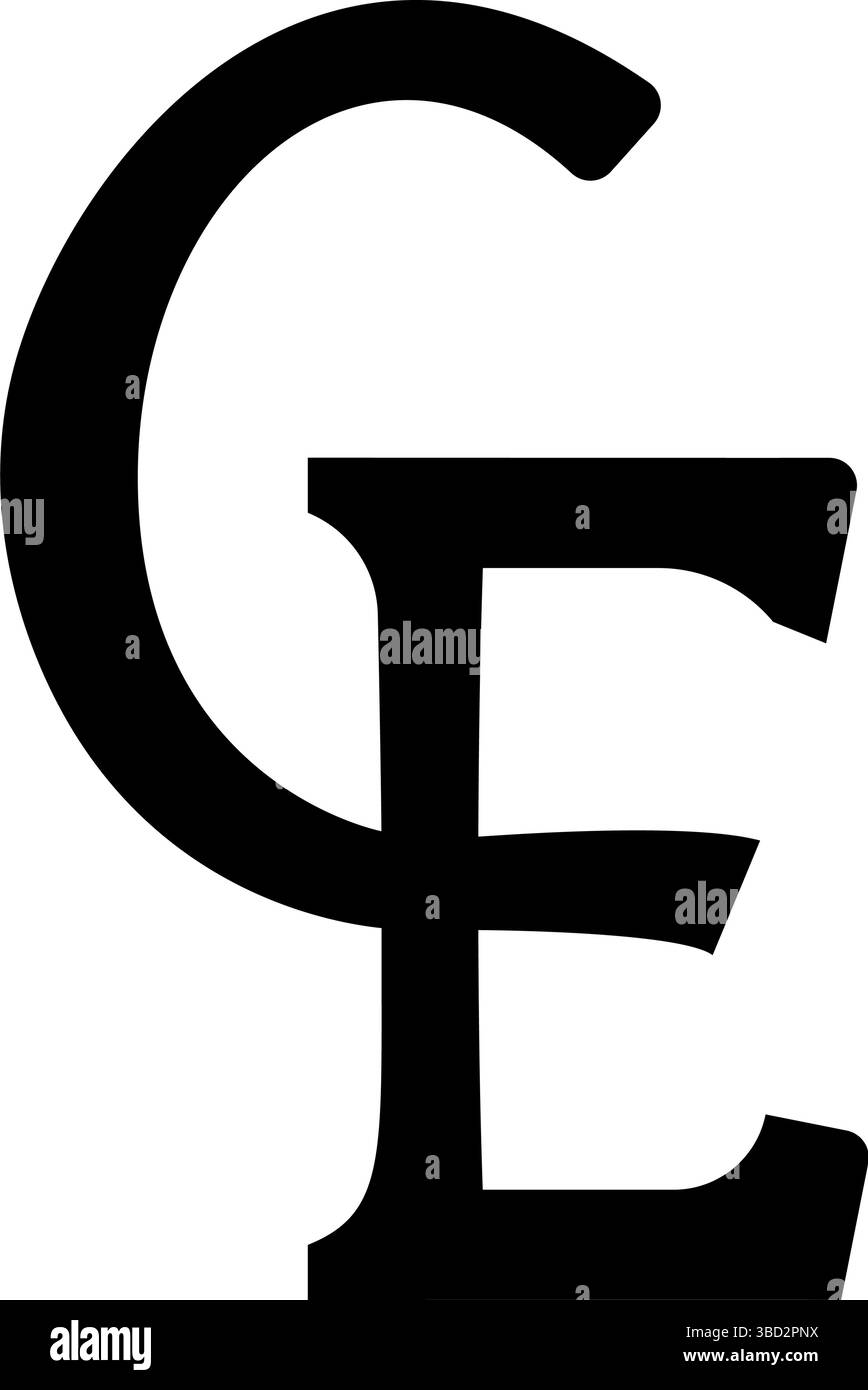 ECU unité de devise européenne symbole euro-devise signe euro devise icône couleur noire illustration vectorielle image style plat simple Illustration de Vecteur