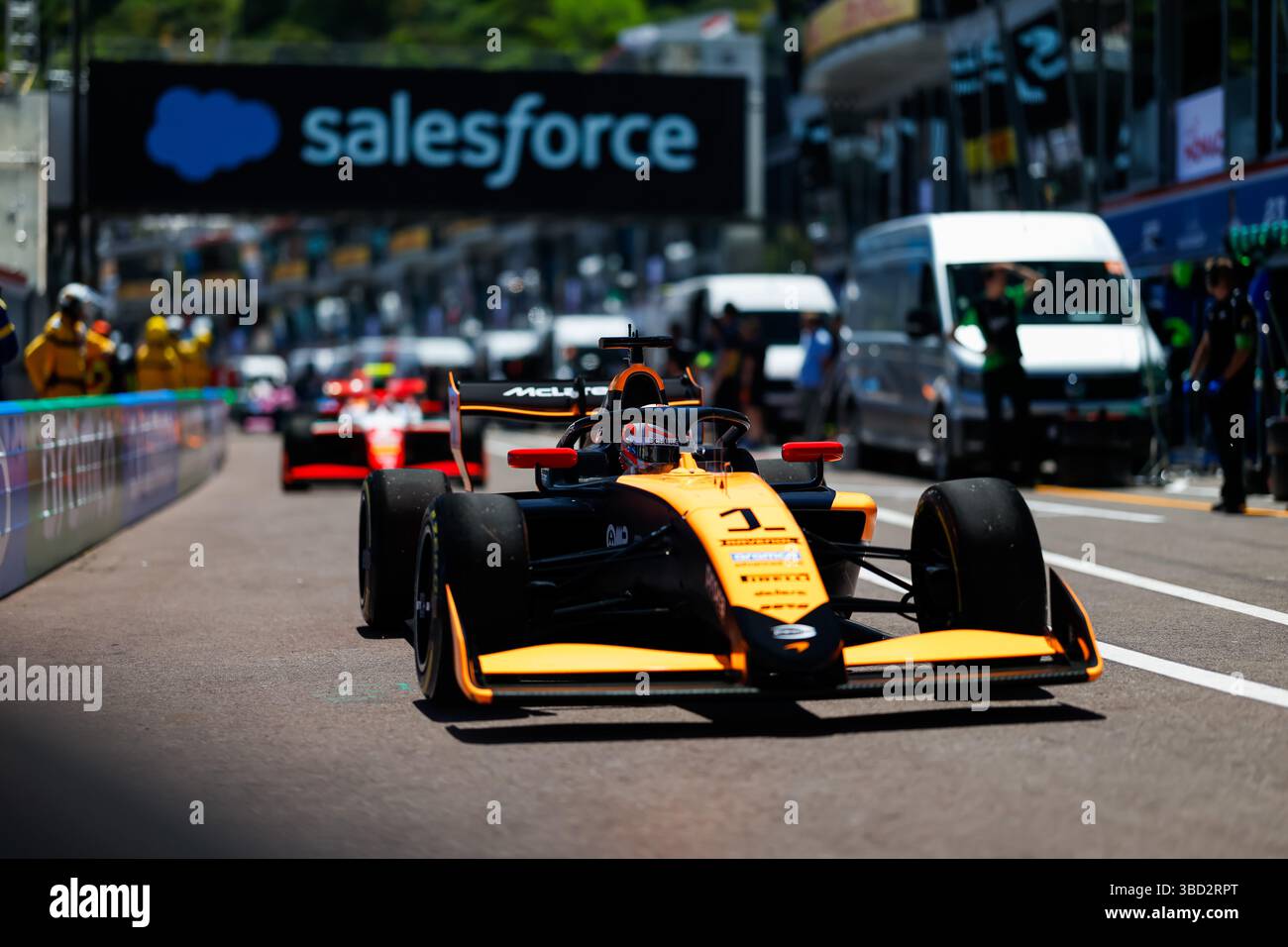 01 BADOER Brando (ita), Prema Racing, Dallara F3 2025, action lors de la 4ème manche du Championnat FIA de formule 3 2025 du 23 au 25 mai 2025 sur le circuit de Monaco, à Monte-Carlo, Monaco Banque D'Images