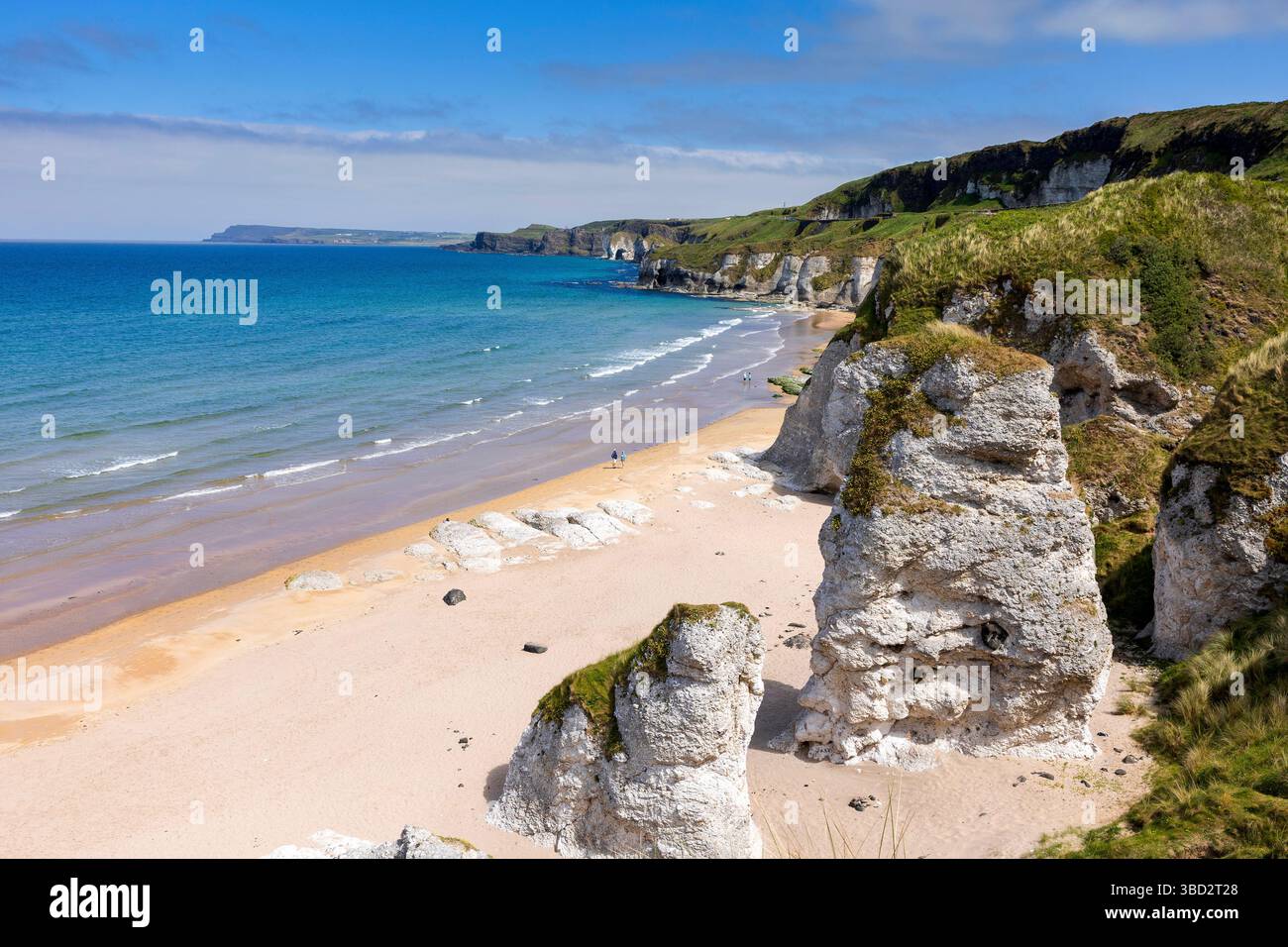 Plage de Whiterocks, Portrush, États-Unis Antrim, Irlande du Nord Banque D'Images