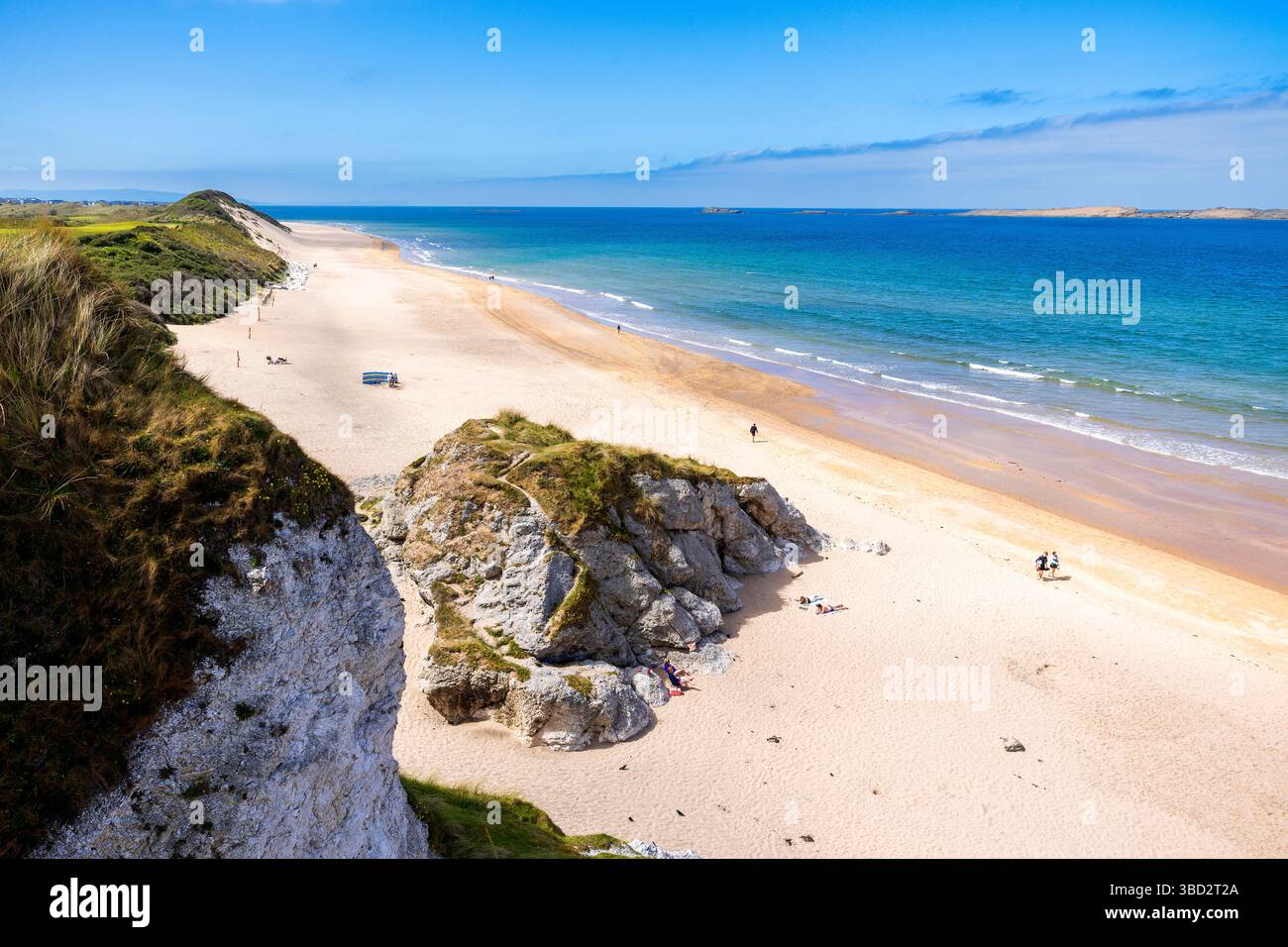 Plage de Whiterocks, Portrush, États-Unis Antrim, Irlande du Nord Banque D'Images