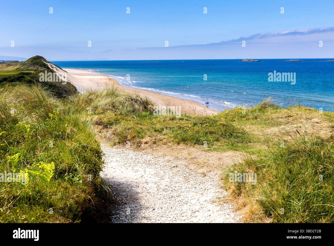 Plage de Whiterocks, Portrush, États-Unis Antrim, Irlande du Nord Banque D'Images
