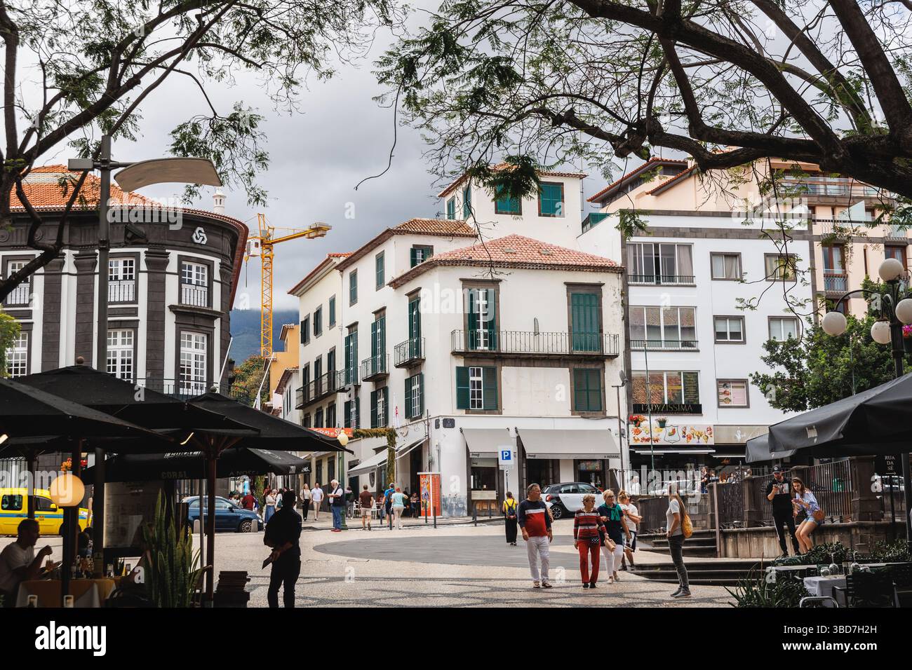 Funchal, Portugal - 9 juin 2024 : vieille ville de Funchal, capitale de l'île de Madère, Portugal Banque D'Images