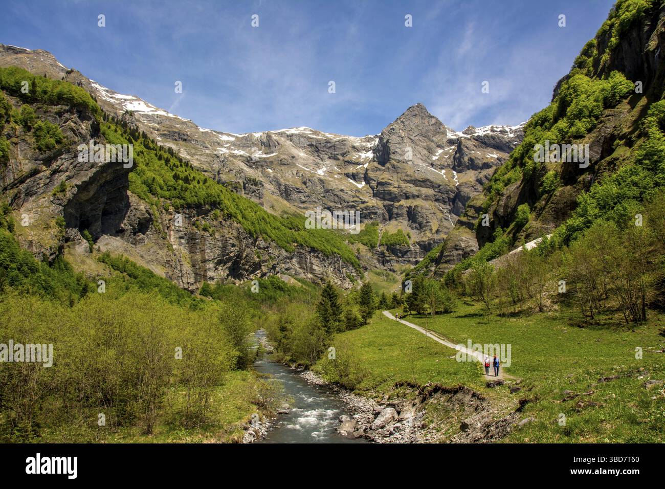 Sixt-fer-a-cheval près de Samoens, département de haute Savoie, Auvergne Rhône Alpes, France Banque D'Images