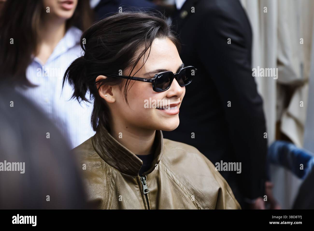 Cannes, France. 13 mai 2025. Ariana Greenblatt arrive à l’Hôtel Martinez lors du 78ème Festival de Cannes à Cannes, France, le 13 mai 2025 (photo Alessandro Bremec/NurPhoto). Crédit : NurPhoto SRL/Alamy Live News Banque D'Images