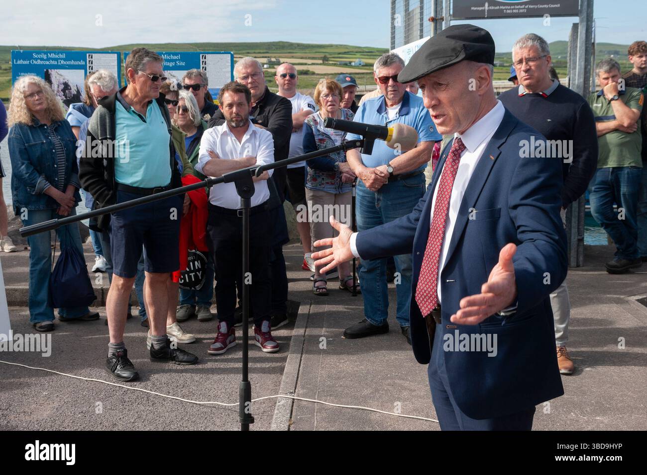 Michael Healy-Rae Ministre d'État irlandais 2025 Banque D'Images