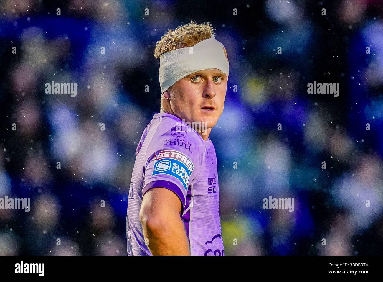 WARRINGTON, ANGLETERRE - 23 MAI : Jez Litten lors du match de Betfred Super League entre Warrington Wolves et Hull KR au Halliwell Jones Stadium le 23 mai 2025 à Warrington, Angleterre. (Photo de James Giblin) Banque D'Images