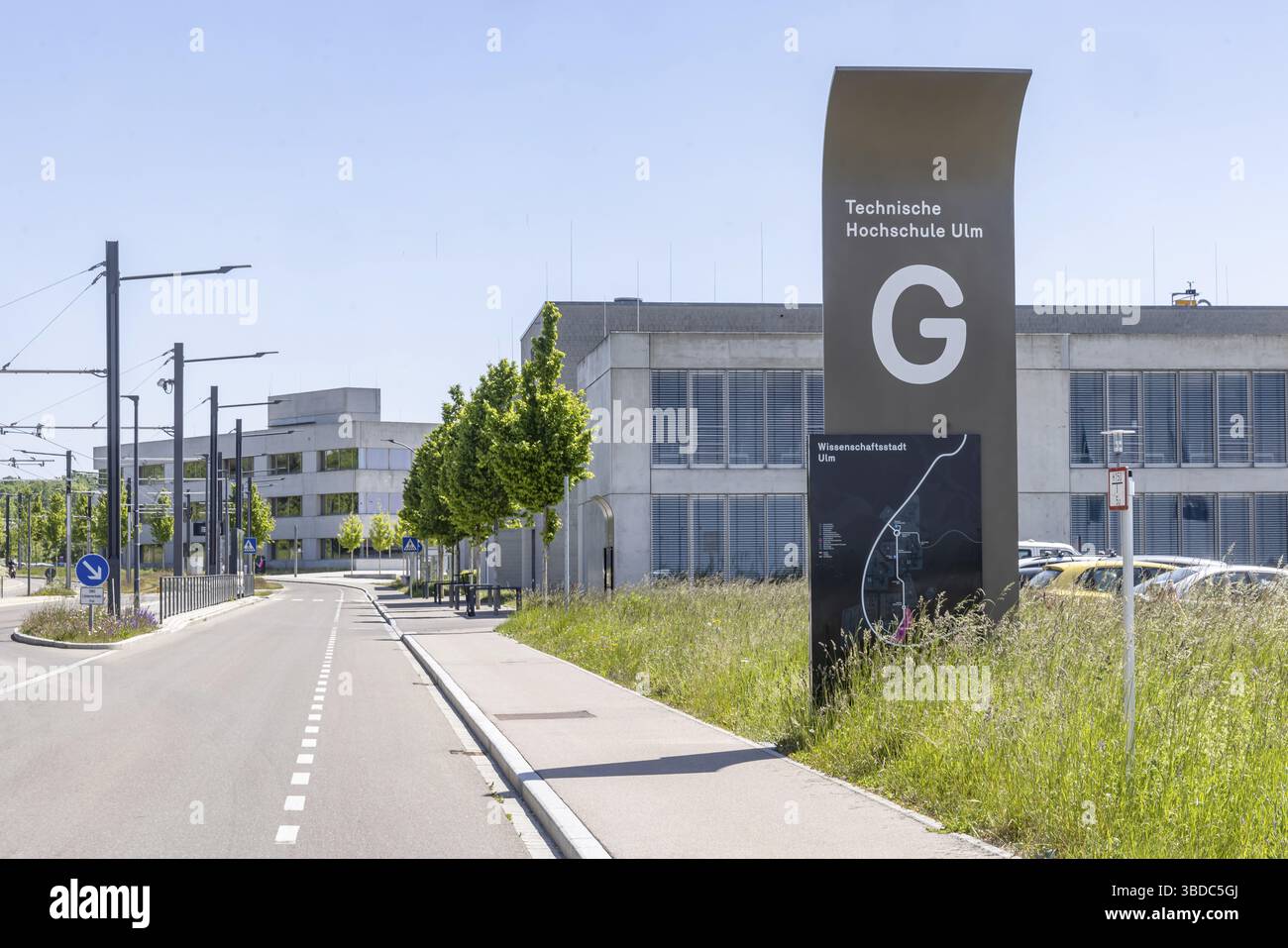 Université technique dans la Cité des Sciences Science Park II Ulm. JEU. Ulm, Bade-Wuertemberg, Allemagne Banque D'Images
