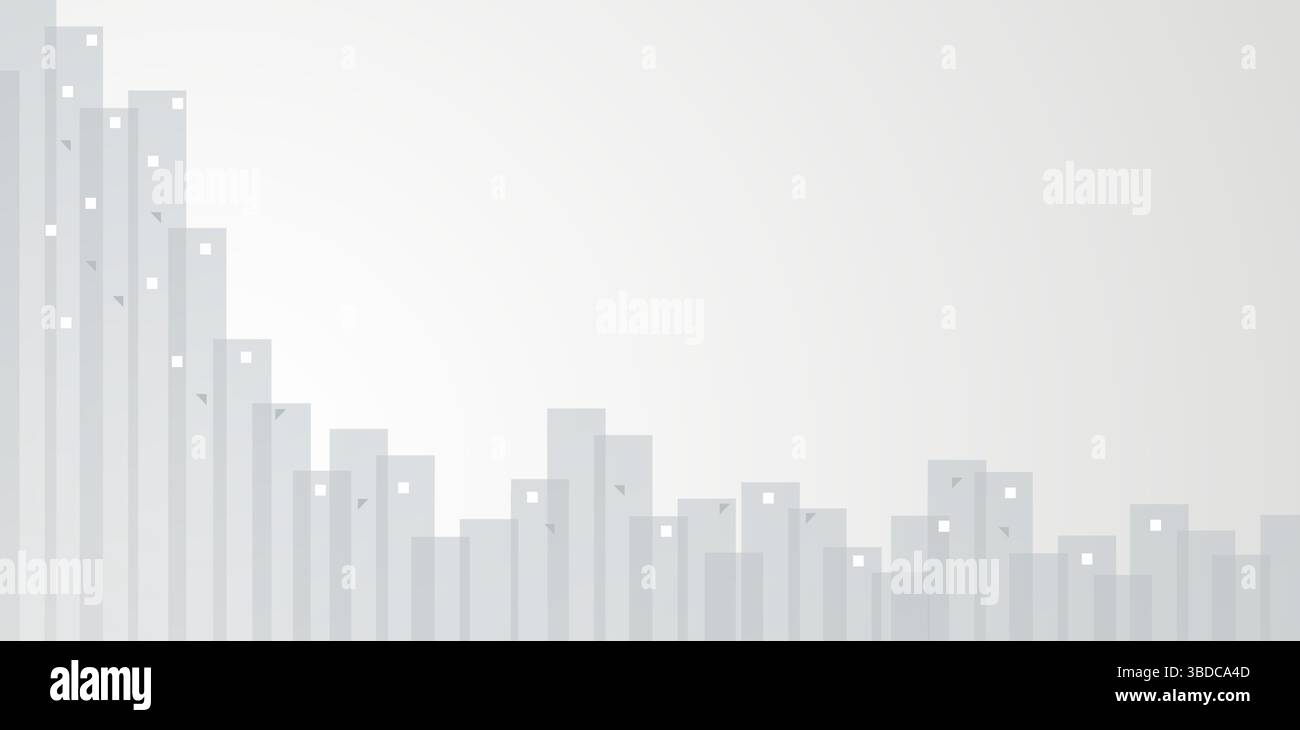 arrière-plans abstraits en niveaux de gris de la ville pour l'espace pour le texte, bannière, affiche, diapositive de présentation, carte de visite, site web créatif abstraction Illustration de Vecteur
