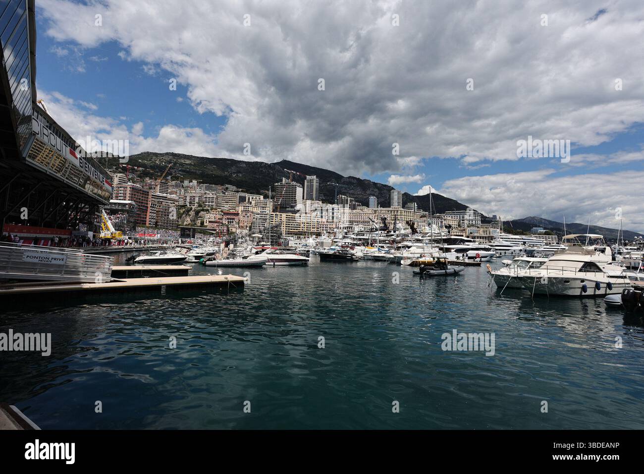 23 mai 2025, circuit de Monaco, Monte Carlo, Grand Prix de formule 1 Monaco 2025, en photo le port de Monaco. Banque D'Images