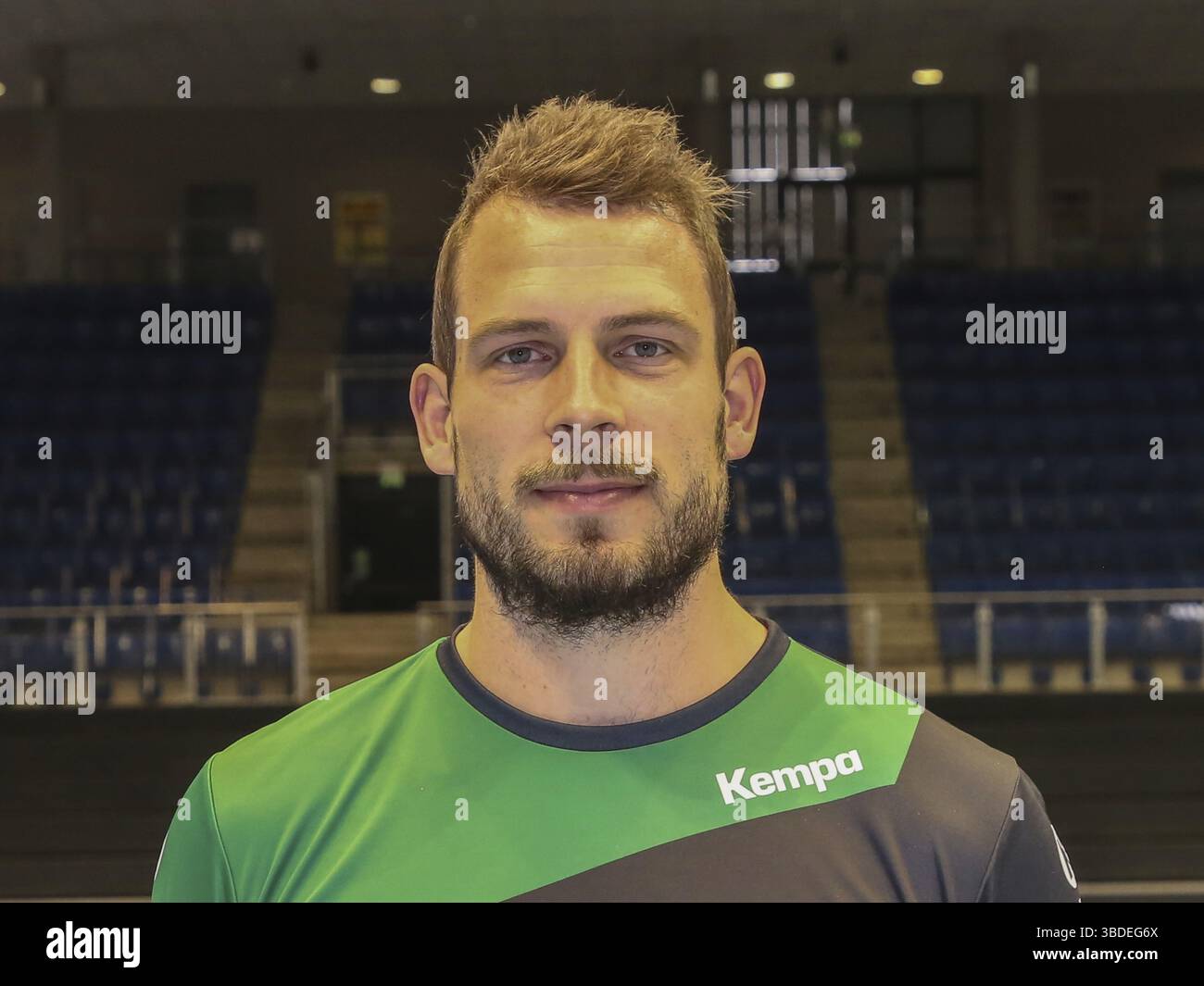 Joueur de handball danois Mads Christiansen SC Magdeburg HBL DKB Handball-Bundesliga saison 2018-19, joueur de handball danois Mads Christiansen SC Magdebur Banque D'Images