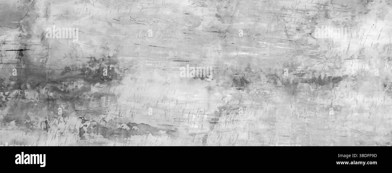 Fond de mur en béton, texture floue noire et blanche Banque D'Images