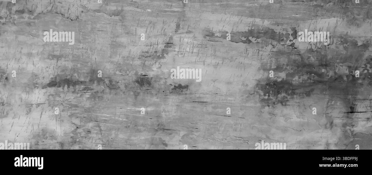 Fond de mur en béton, texture floue noire et blanche Banque D'Images