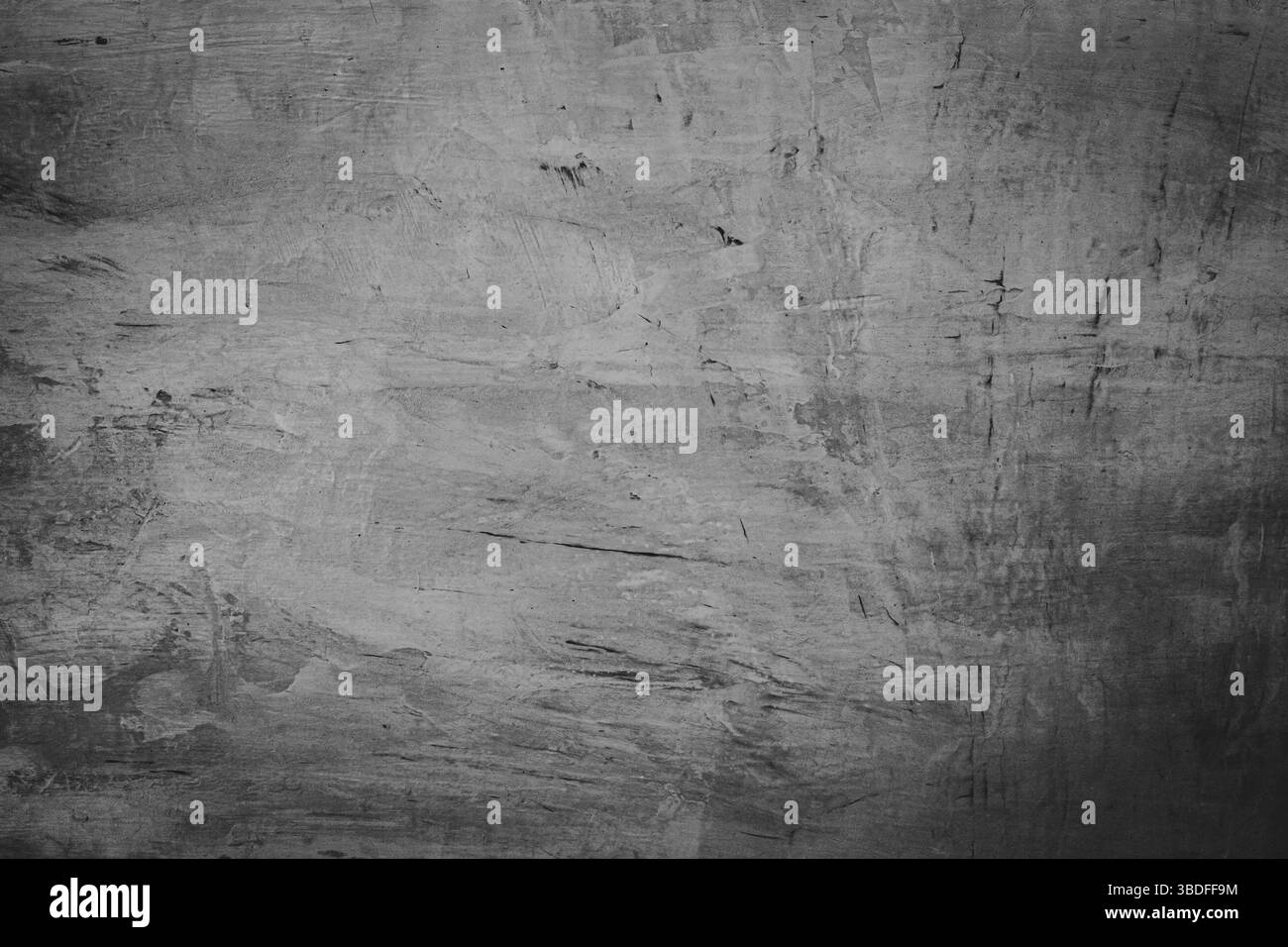 Fond de mur en béton, texture floue noire et blanche Banque D'Images