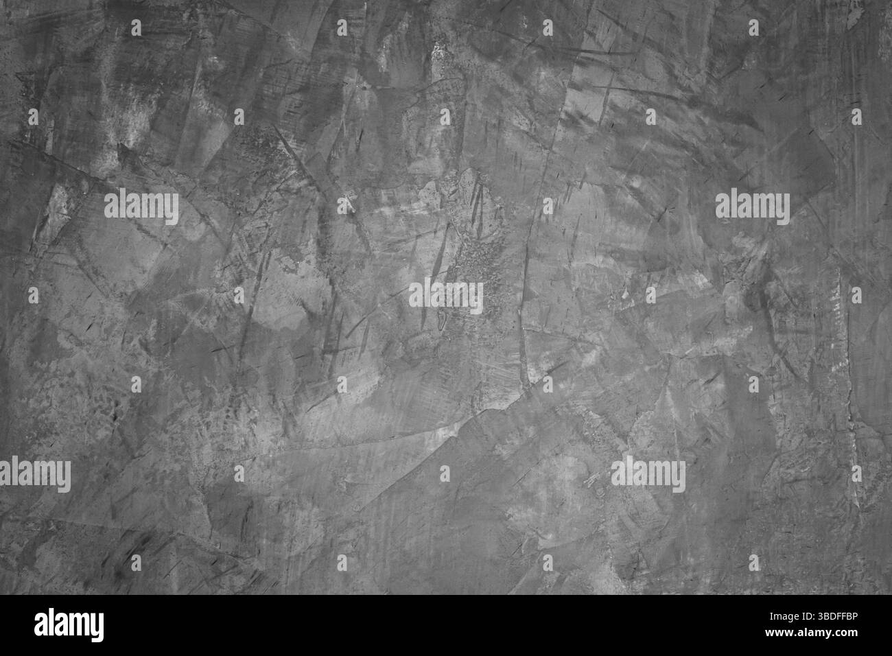 Fond de mur en béton, texture floue noire et blanche Banque D'Images