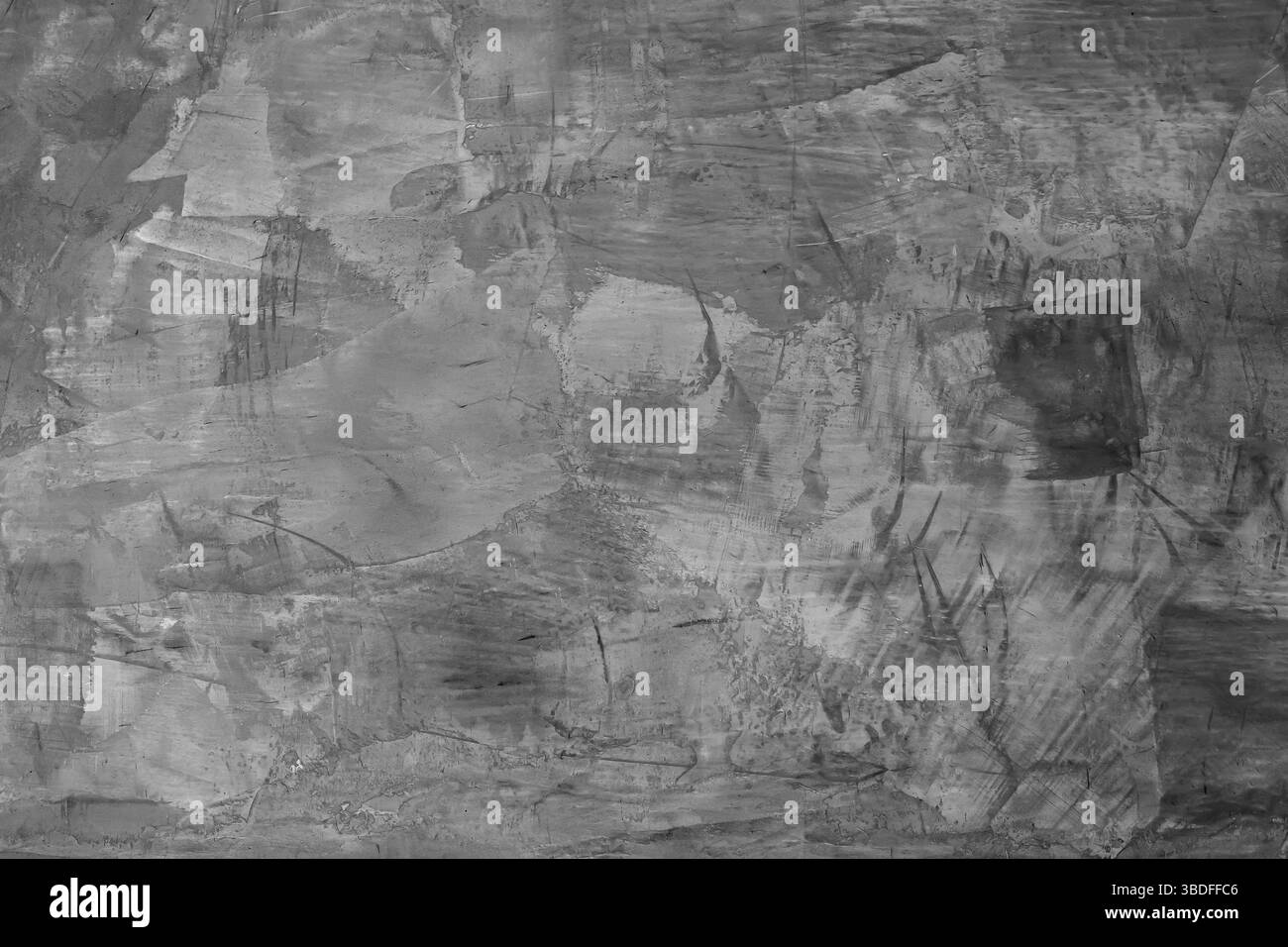 Fond de mur en béton, texture floue noire et blanche Banque D'Images
