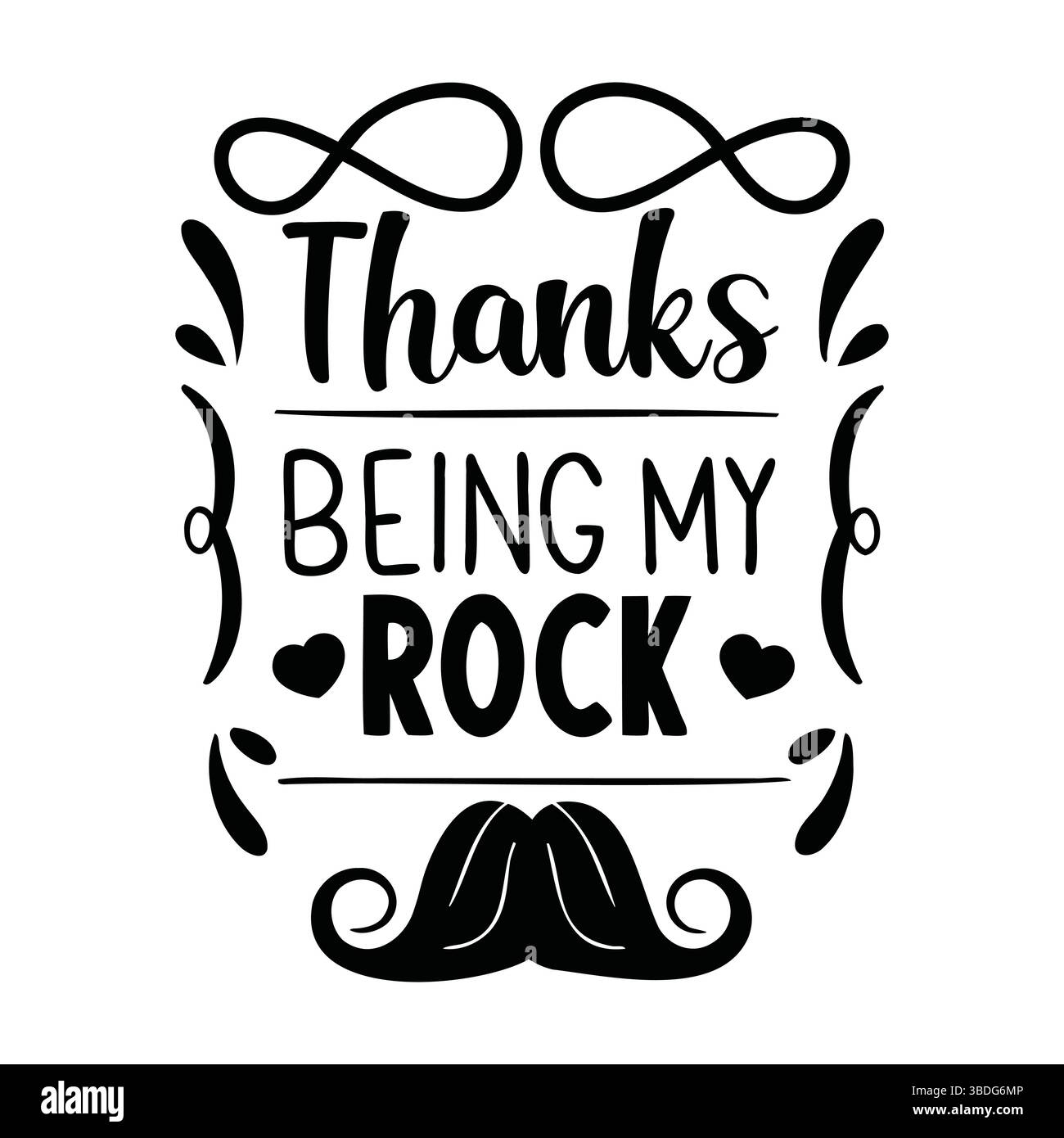 Carte imprimable et significative de fête des pères et paquet d'art mural avec des messages d'amour, d'appréciation et de gratitude de la part des enfants, du fils, du daugh Illustration de Vecteur