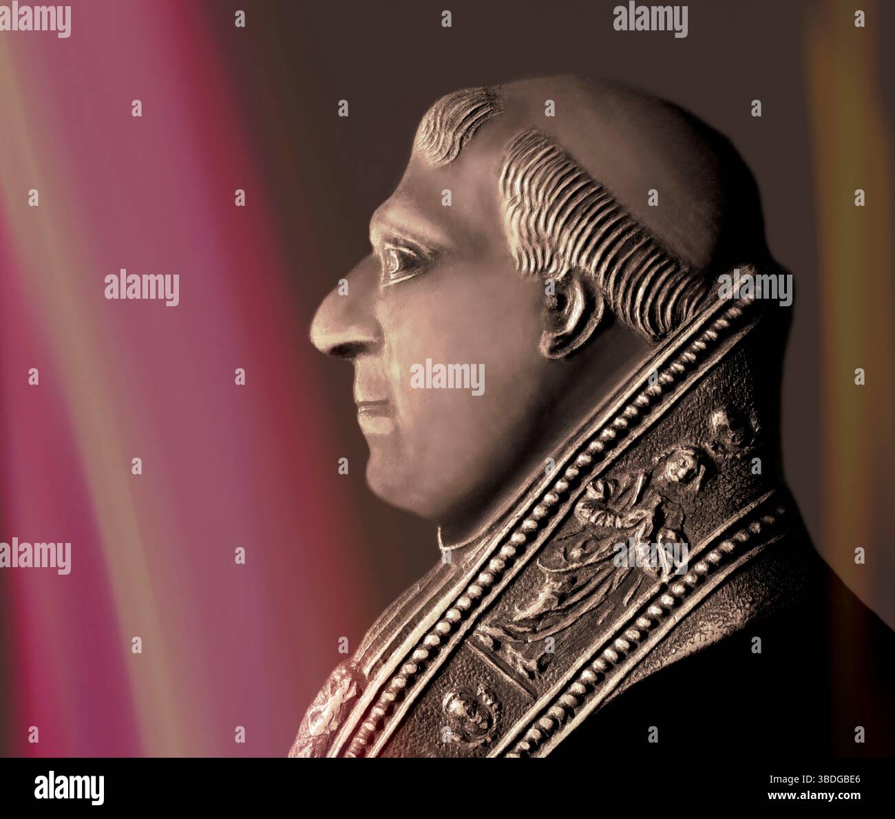 Le pape Alexandre VI, Alessandro VI, Alexandre VI, Alejandro VI, né Roderic Llançol i de Borja, c. 1431 – 1503, souverain des États pontificaux de 1492 jusqu'à sa mort en 1503, édité numériquement Banque D'Images