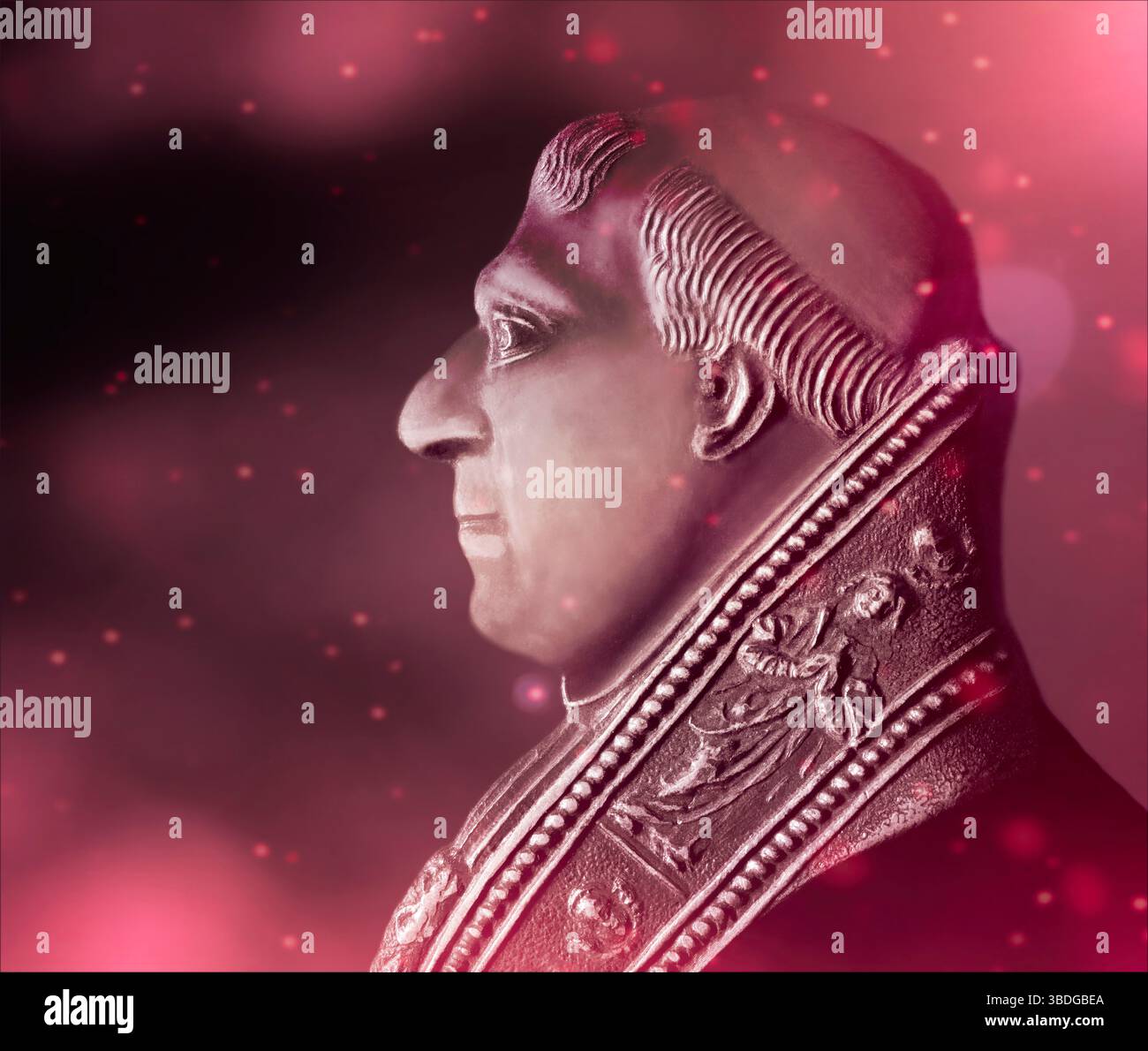 Le pape Alexandre VI, Alessandro VI, Alexandre VI, Alejandro VI, né Roderic Llançol i de Borja, c. 1431 – 1503, souverain des États pontificaux de 1492 jusqu'à sa mort en 1503, édité numériquement Banque D'Images