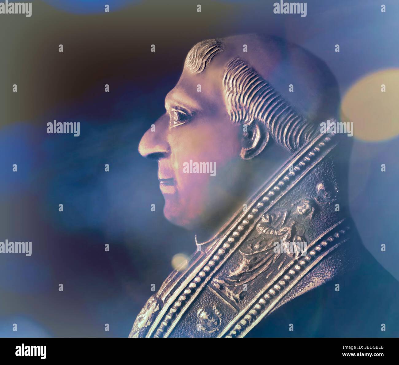 Le pape Alexandre VI, Alessandro VI, Alexandre VI, Alejandro VI, né Roderic Llançol i de Borja, c. 1431 – 1503, souverain des États pontificaux de 1492 jusqu'à sa mort en 1503, édité numériquement Banque D'Images