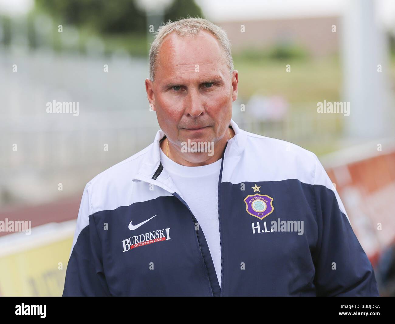 Président Helge Leonhardt FC Erzgebirge Aue DFB DFL 2e saison Bundesliga 2016-17 au match amical FC Erzgebirge Aue, Hanovre 96 le 27 juillet 2016 Banque D'Images