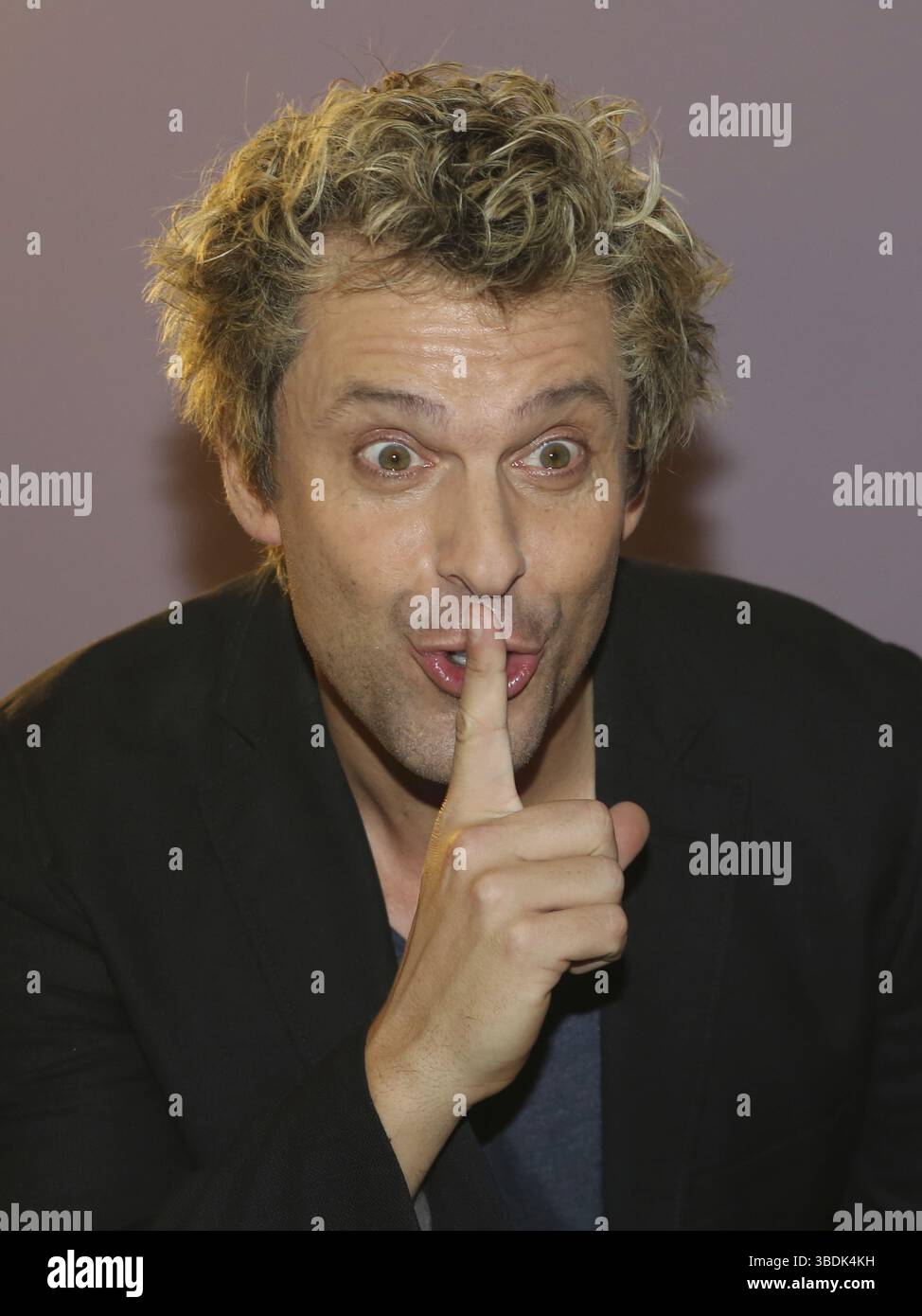 Ventriloque allemand Sascha Grammel après ARD TV show Banque D'Images