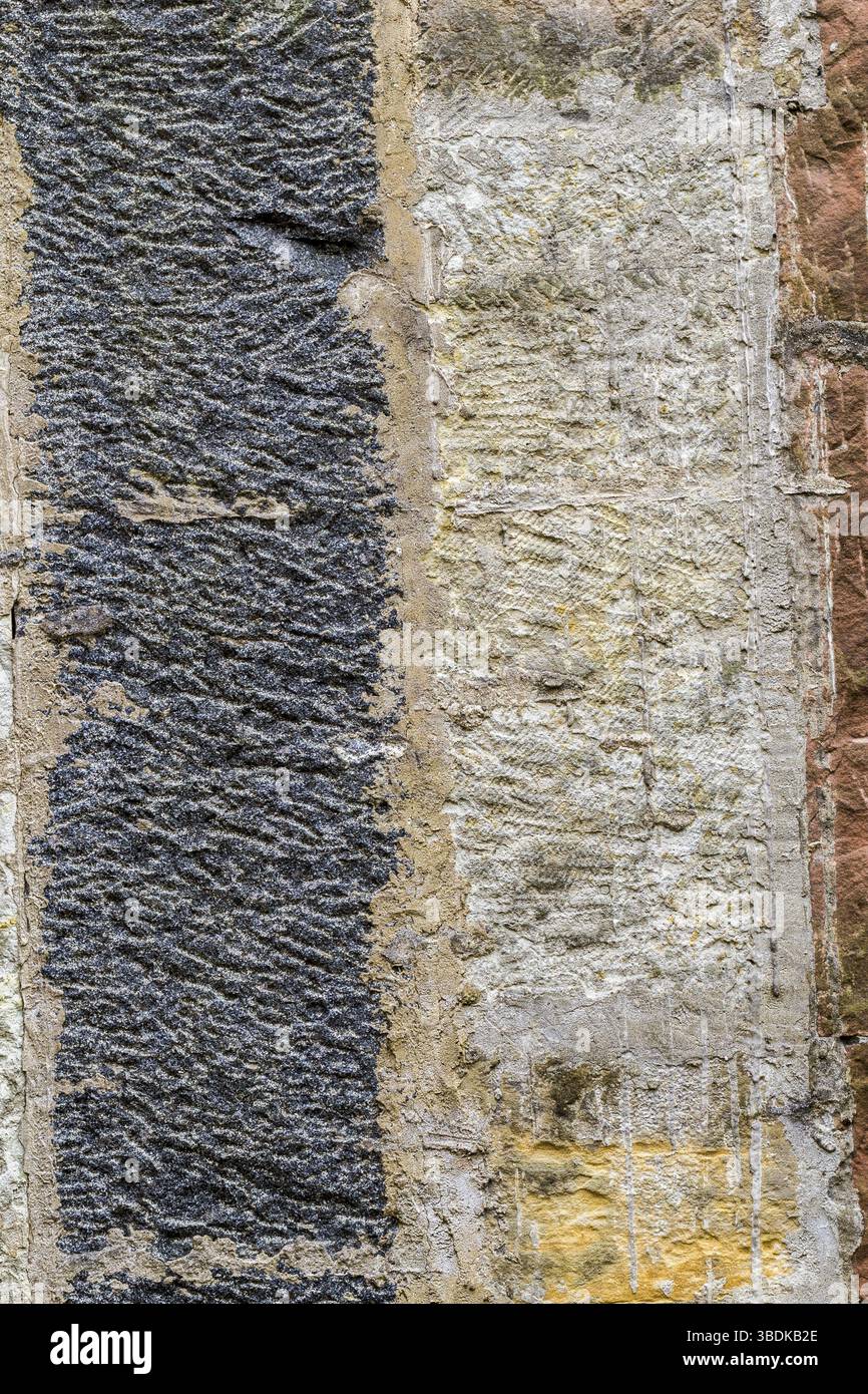 Mur de brique Vintage motif de fond Banque D'Images