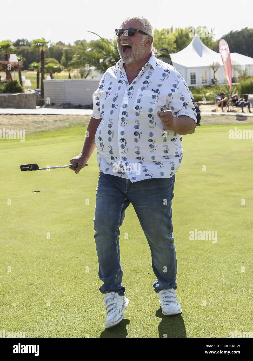 L'acteur Heinz Hoenig au 11e GRK Golf Charity Masters Leipzig 2018 Banque D'Images