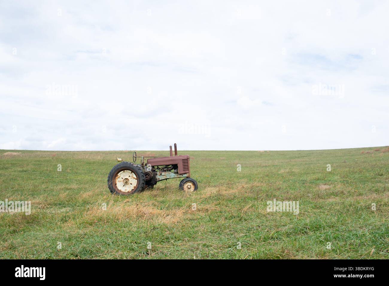 Tractor Collection, rural Drive en Caroline du Nord Banque D'Images