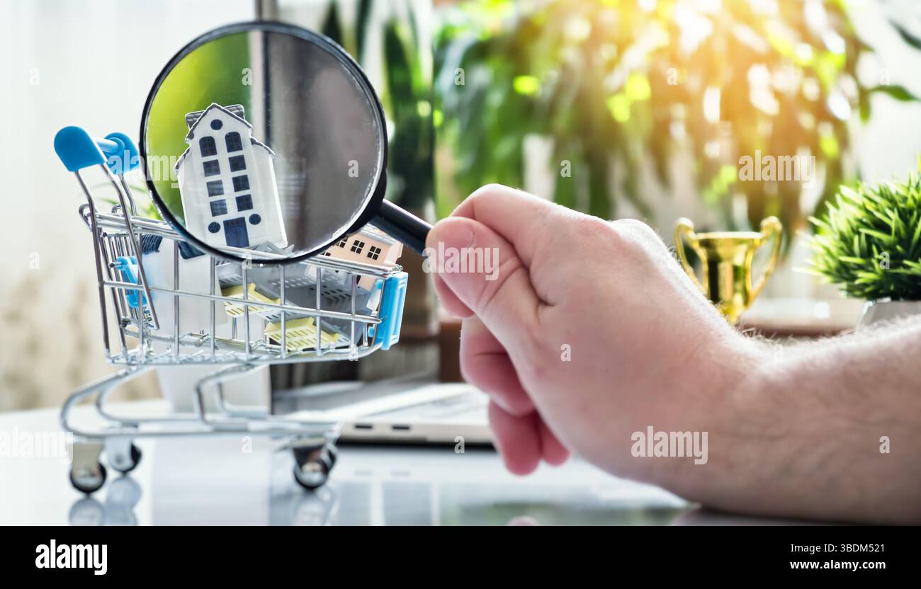 Sélection de propriété et évaluation immobilière Banque D'Images