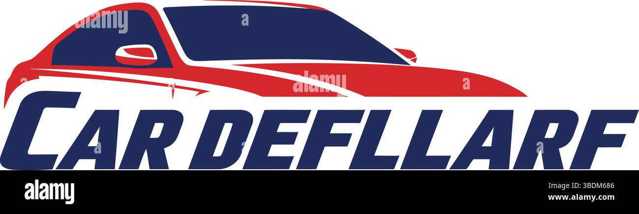 Design élégant de logo automobile pour voiture Defllarf Illustration de Vecteur Design élégant de logo automobile pour voiture Defllarf Illustration de Vecteur