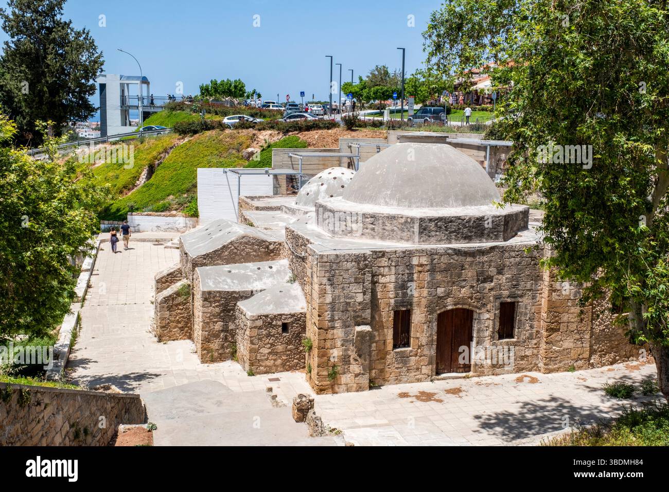Le Hamam de style ottoman (bains) Paphos vieille ville, Paphos, Chypre Banque D'Images
